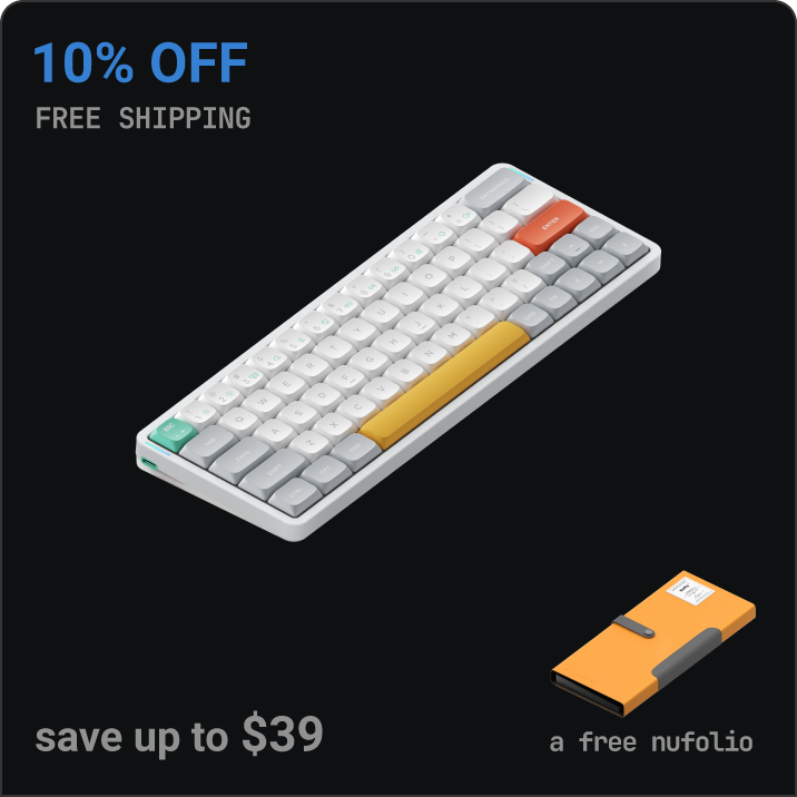 NuPhy Air60 V2 ホワイト Aloe軸 Nuphy Air96 V2 : White & Low Profile Mechanical Keyboard – NuPhy