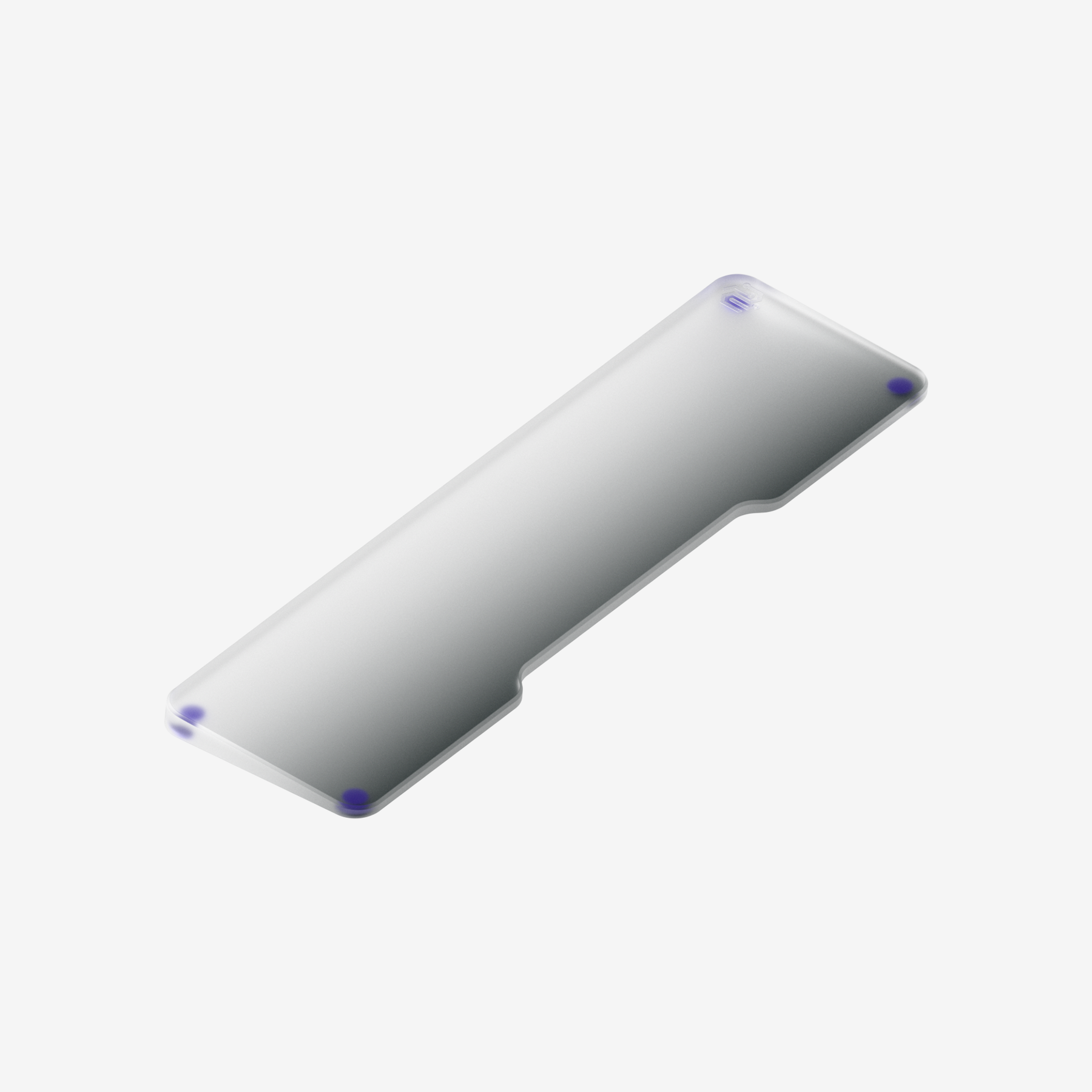 Nuphy Mono Wrist Rest - Poggiapolsi In Legno Black White Per Tastiera Low Profile Air75 E Air75 V2