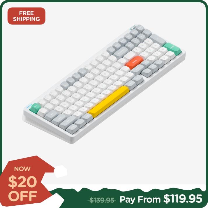 Nuphy Halo96 V2: 96 Mechanical Keyboard | Black, White, Blue – NuPhy