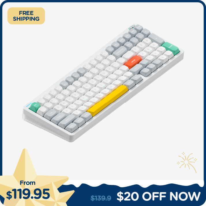 Nuphy Halo96 V2: 96 Mechanical Keyboard | Black, White, Blue – NuPhy