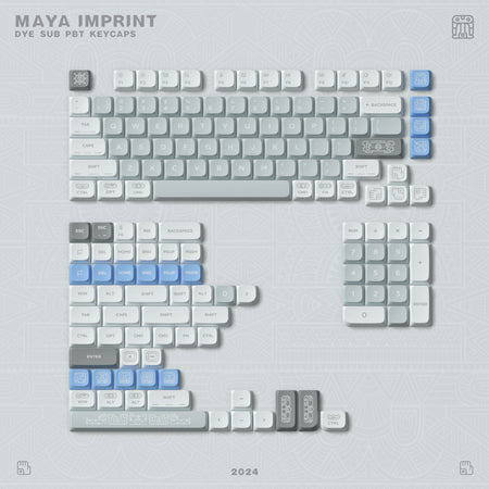 キーボード nuphy Nos75 MAYA IMPRINT Maya Imprint nSA Dye-sub PBT Keycaps | NUPHY® – NuPhy
