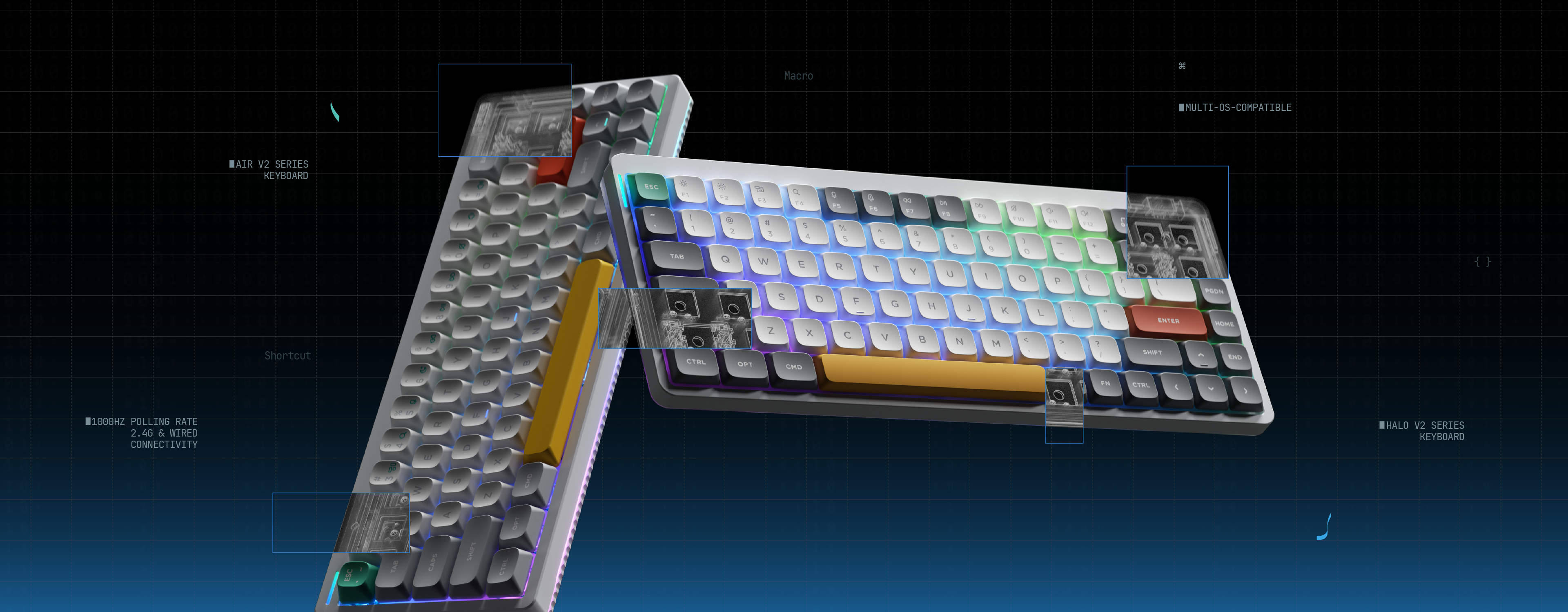Nuphy, brand website product image