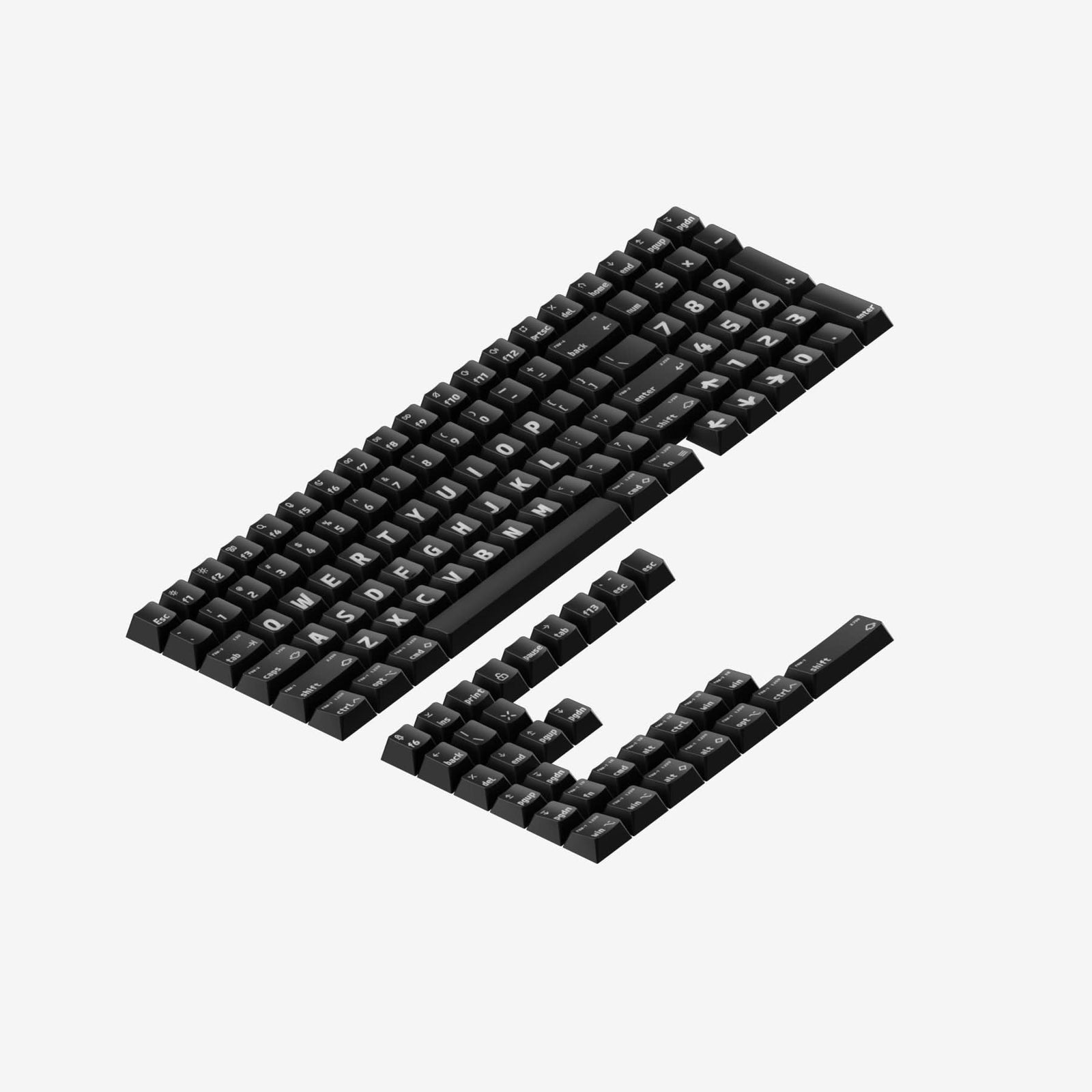 NuPhy KICK75 キーボード、リストレスト、キーキャップ