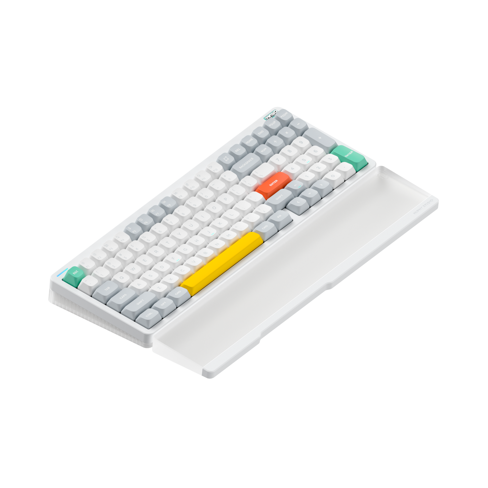 Nuphy Halo96 V2: 96 Mechanical Keyboard | Black, White, Blue – NuPhy Nuphy Halo96 V2: 96 Mechanical Keyboard | Black, White, Blue – NuPhy