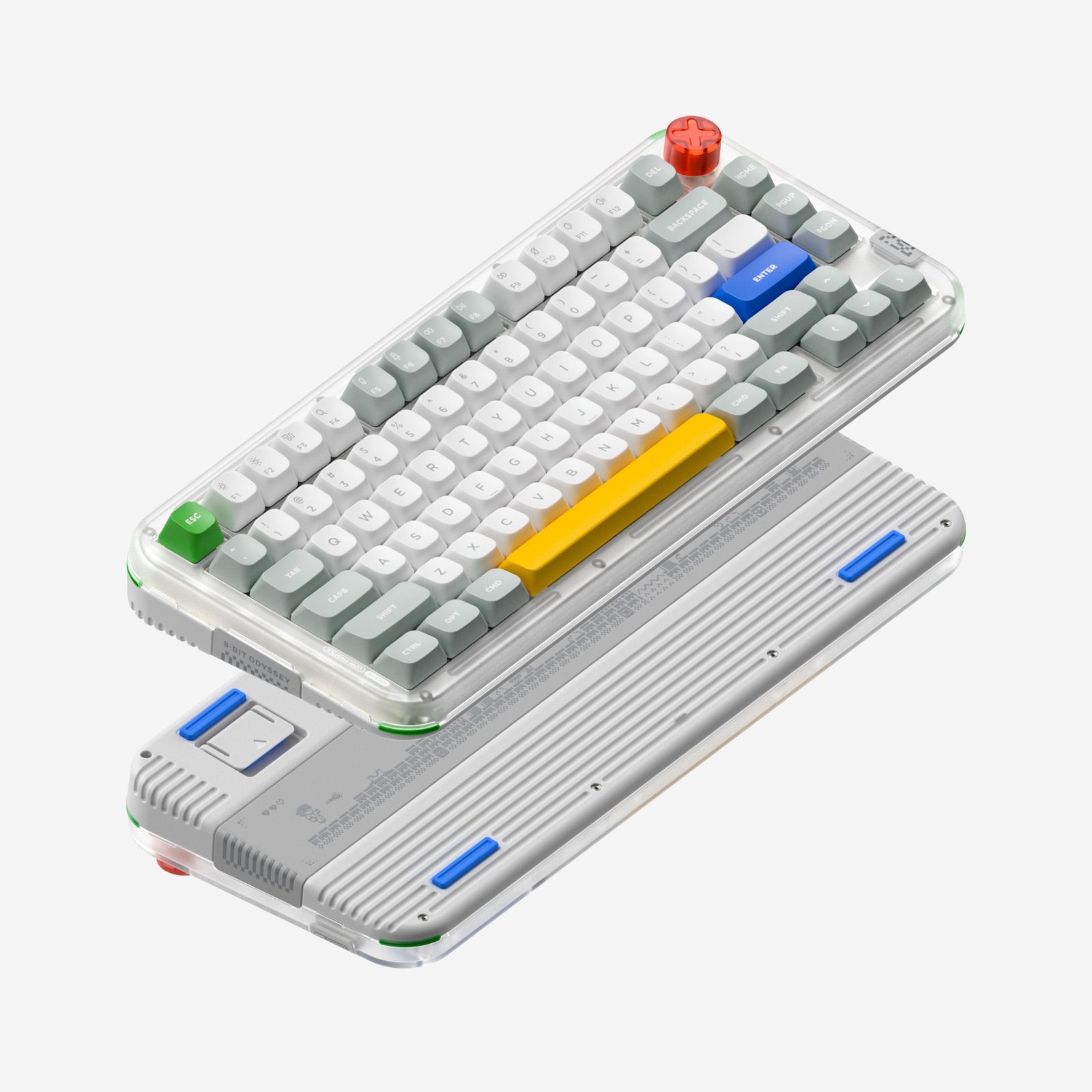 NuPhy Kick75 ロープロファイル ハイプロファイル変換キット おまけ有 Kick75_High-Profile_1600x.jpg?