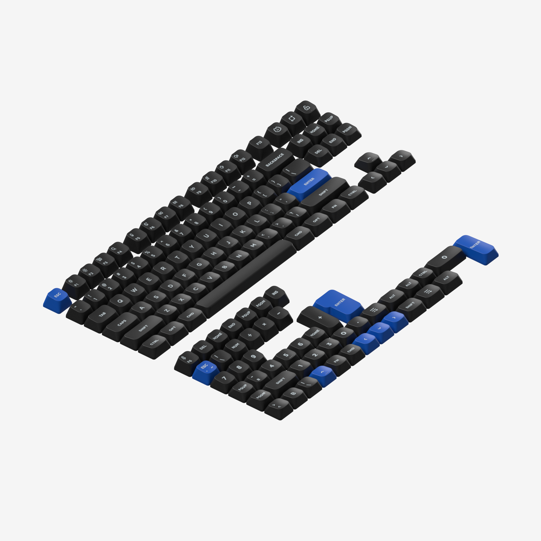 キーボード GEM80 PBT KEYCAPS 21bdb6249eba40b50f8103e7effc52