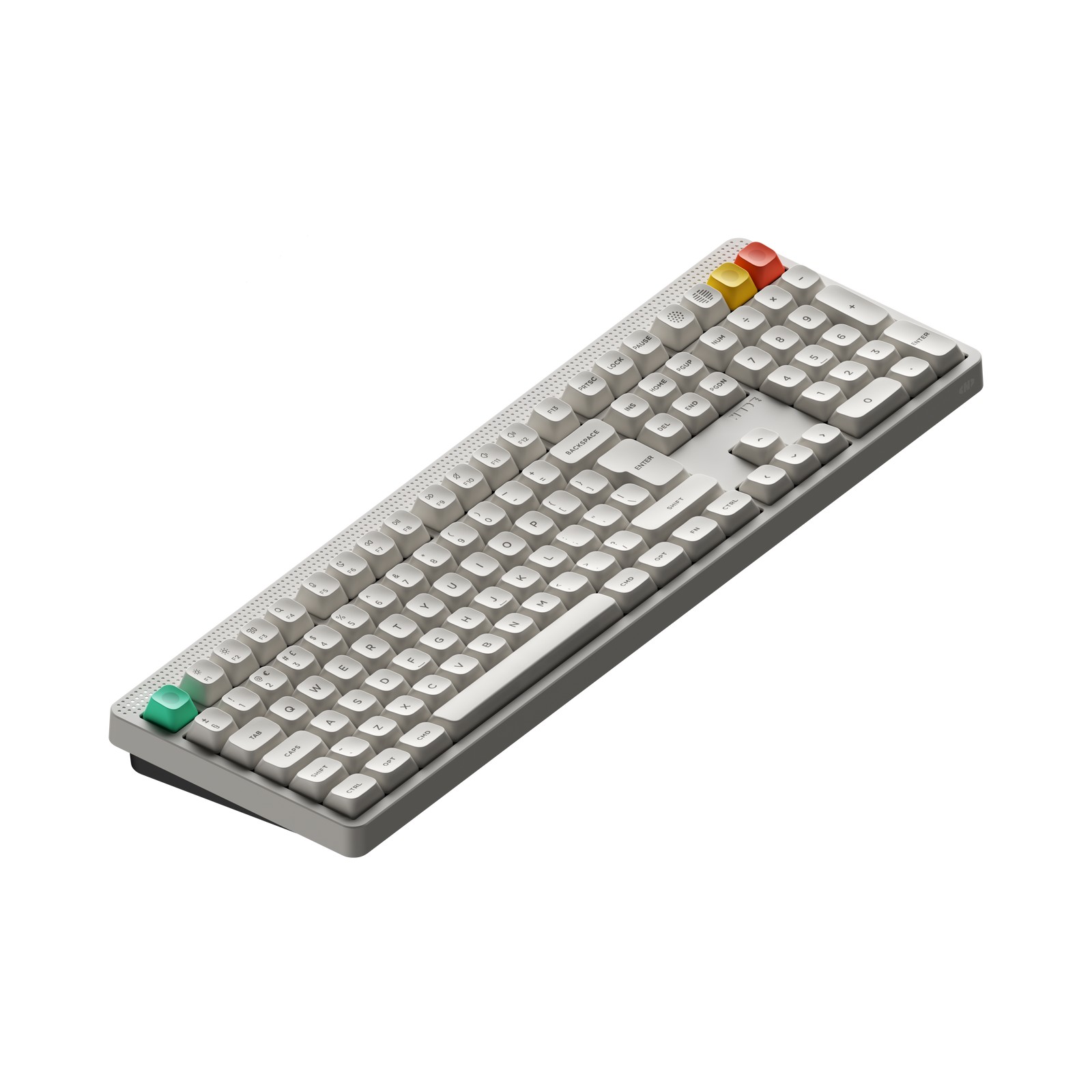 【試打のみ｜定価$109.95】NuPhy Node100 ロープロファイル Node100_Lunar_White_High-
