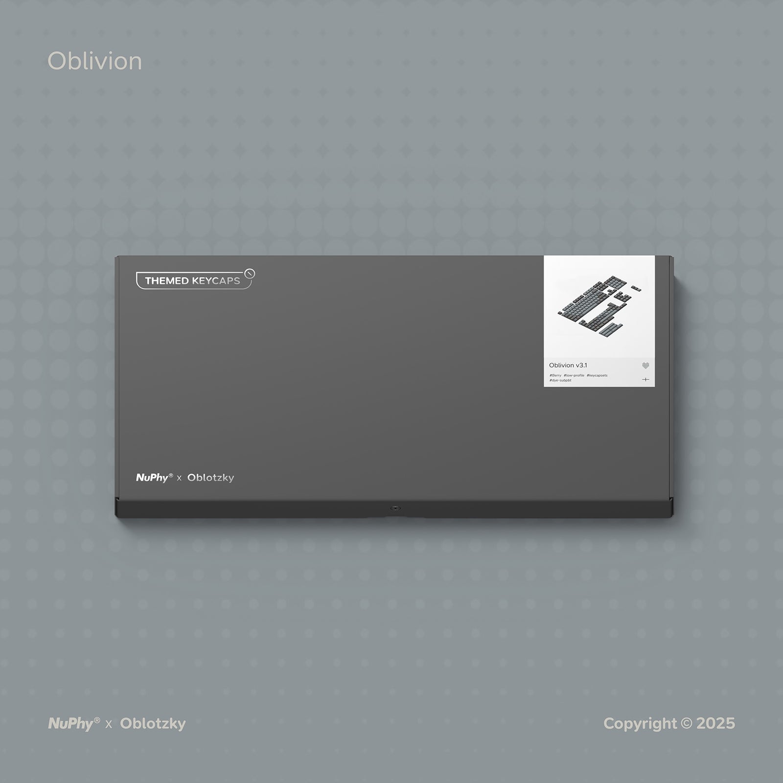 キーボード NuPhy x Oblotzky Oblivion Berry Profile Seb5171dfb6354bce80c1e0245ad37