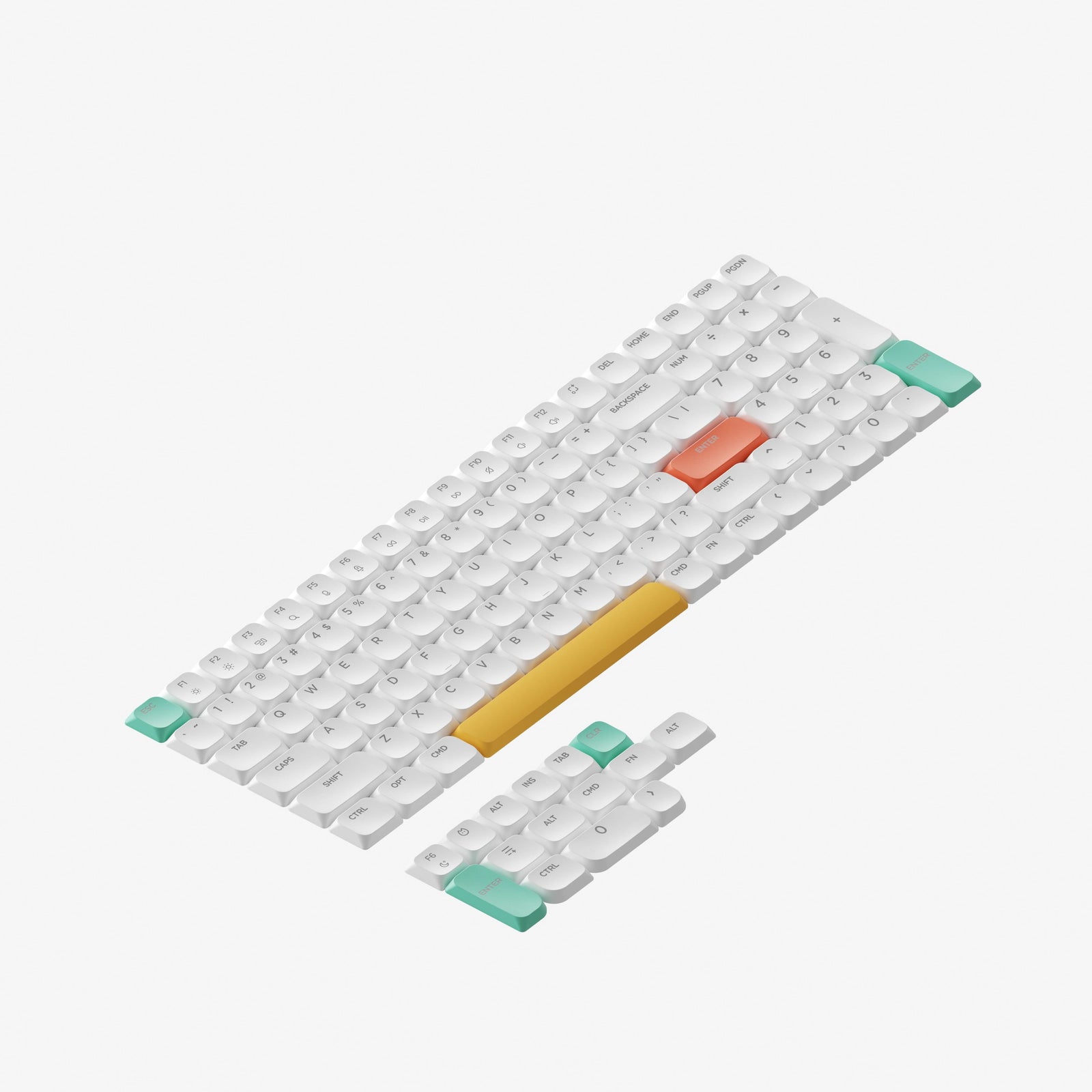 Nuphy Air96 V2 : White & Low Profile Mechanical Keyboard – NuPhy