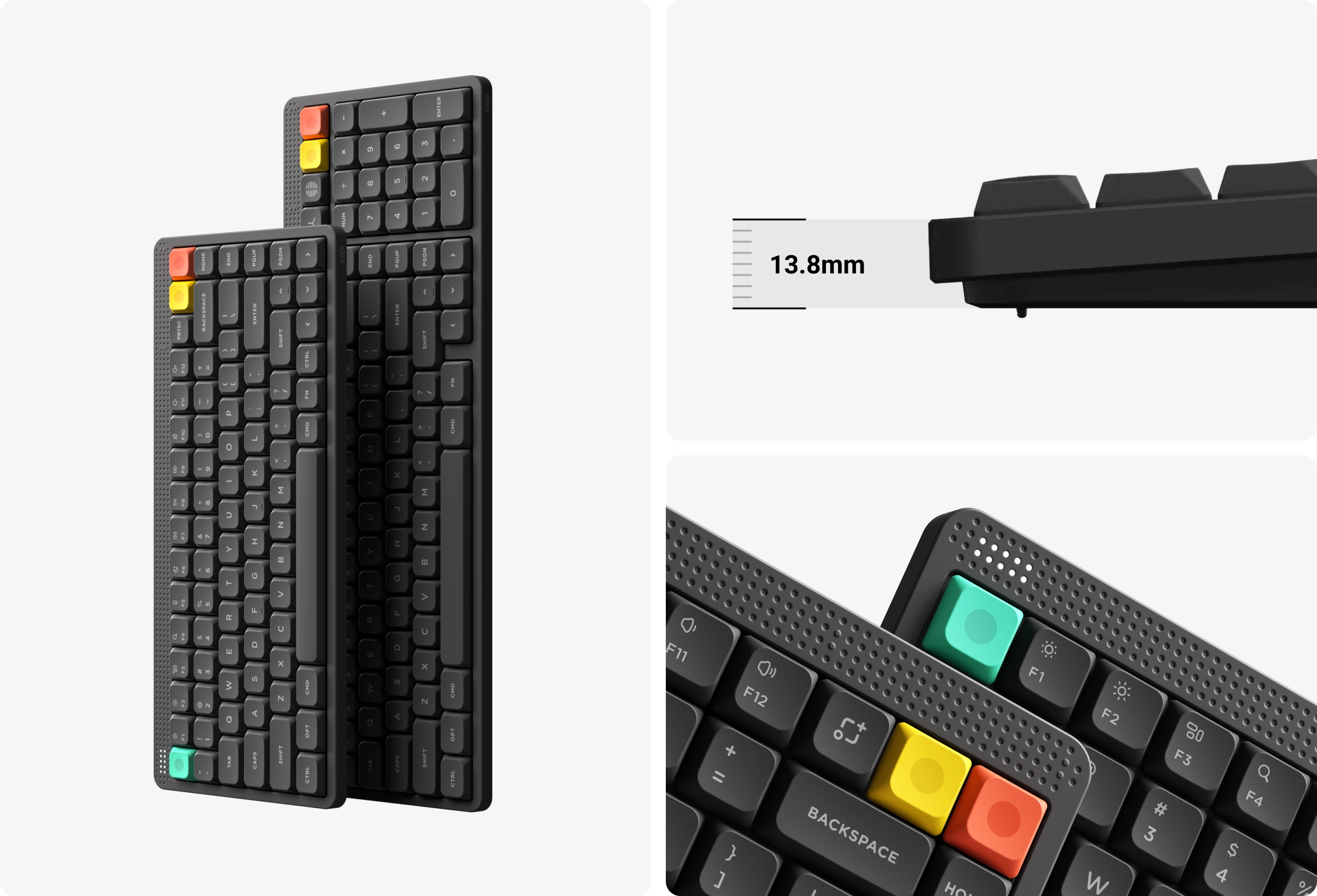 NuPhy Node Series Low-Profile Wireless Mechanical Keyboard NuPhy Node Series Low-Profile Wireless Mechanical Keyboard