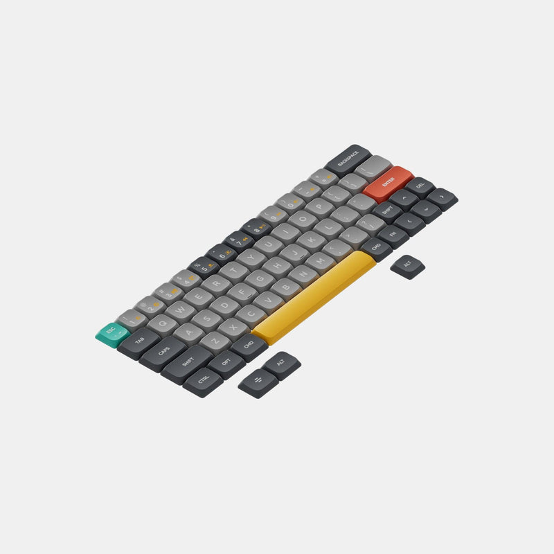 COAST Twilight PBT keycaps for Air60 mechanical keyboard
